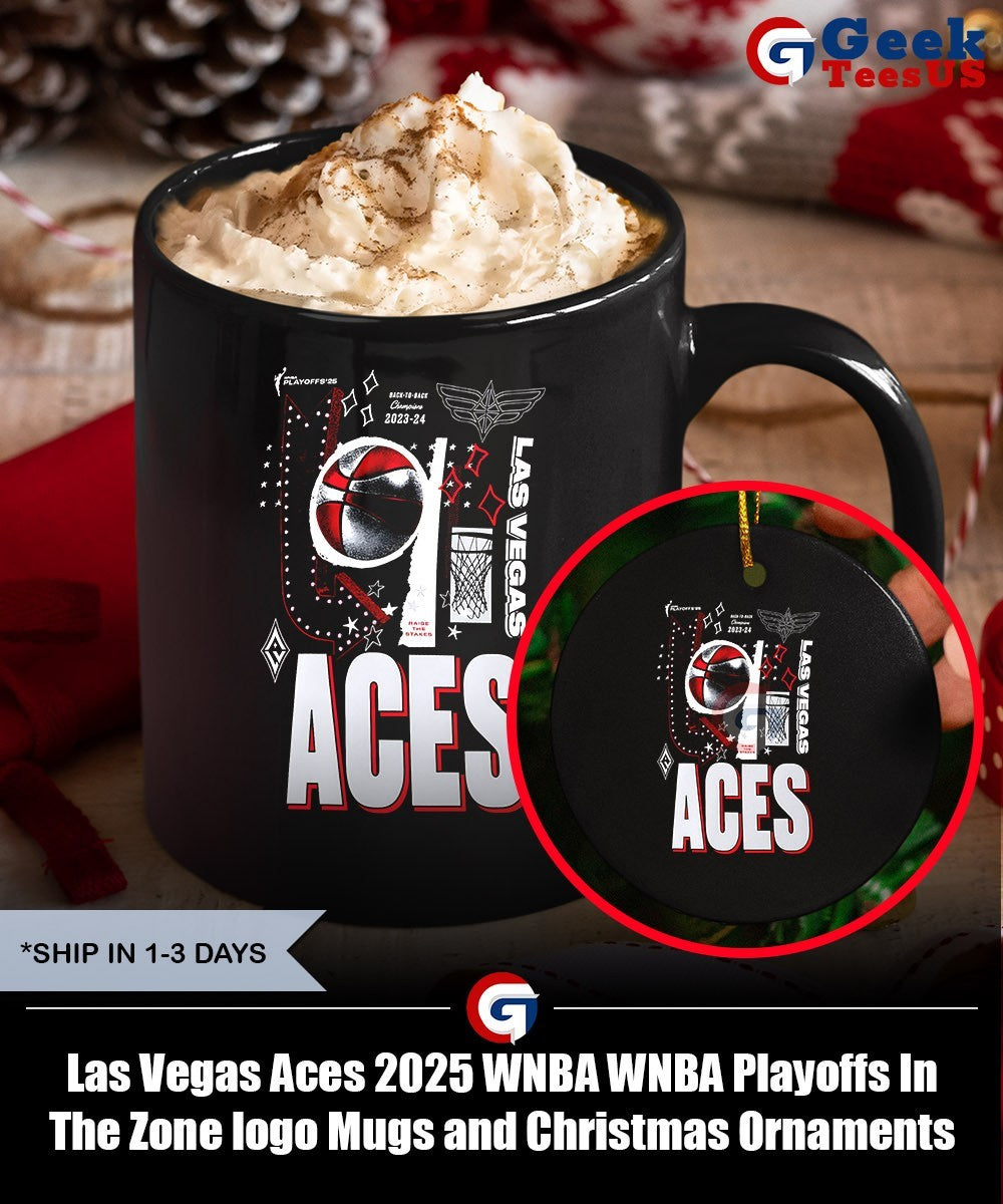 Las Vegas Aces 2025 WNBA WNBA Playoffs In The Zone logo shirt