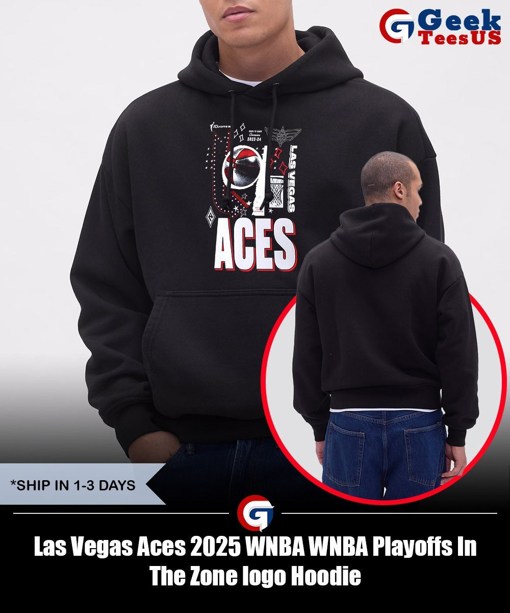 Las Vegas Aces 2025 WNBA WNBA Playoffs In The Zone logo shirt