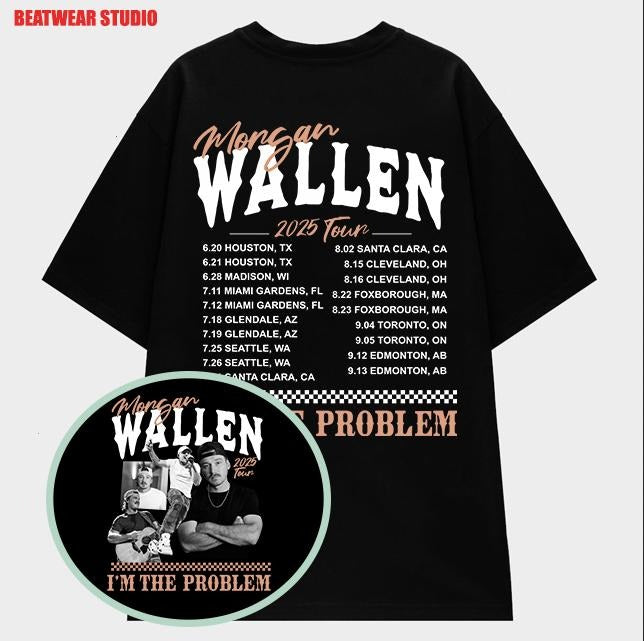 Last Night Country Music Tour 2025 I'm The Problem Tour T-shirt Hoodie, Sweatshirt | HypeDripTees.com