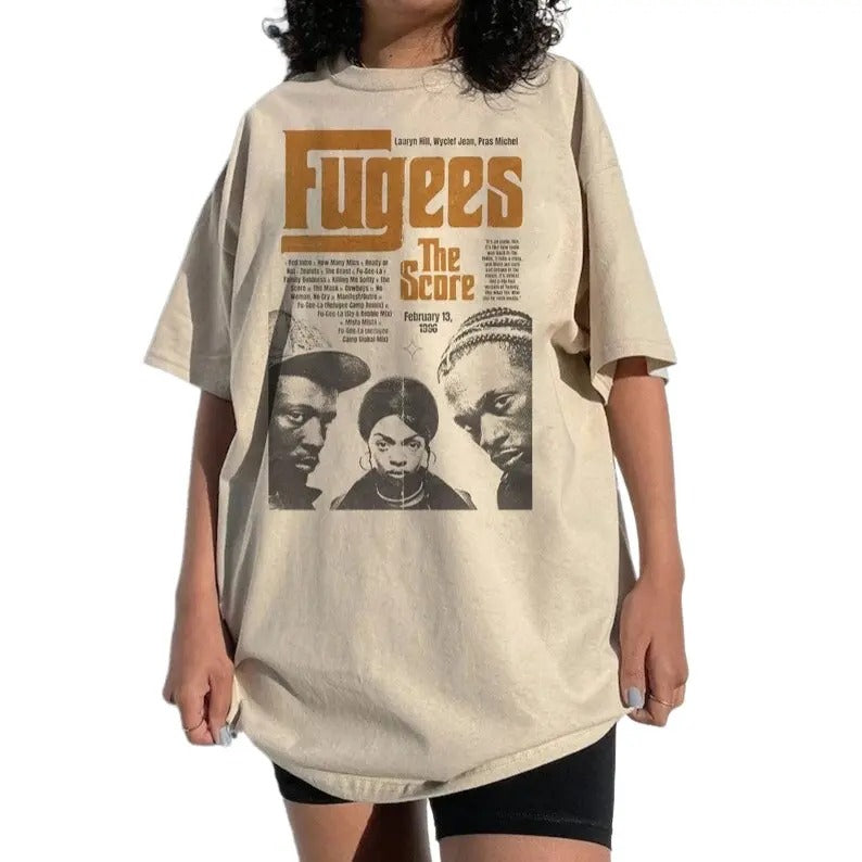 Lauryn 90s Music Shirt, Fugees Unisex Shirt The Fugees The Score Shirt, Fan Gift Classic 90s Shirt Cotton Hoodie, Sweatshirt