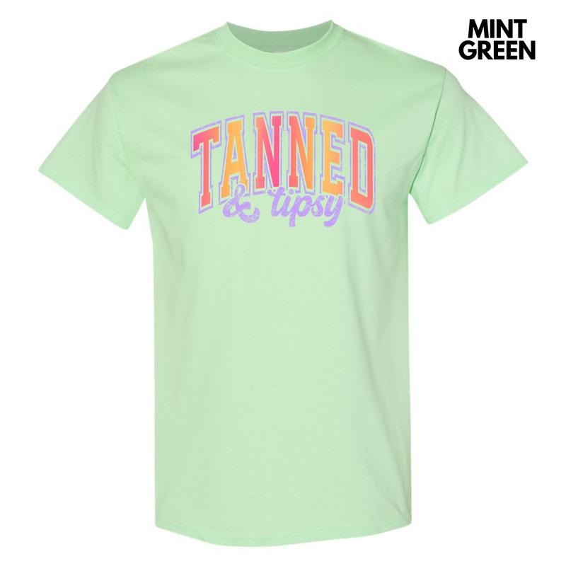 Lavender Tanned & Tipsy Gildan Short Sleeve T-Shirt 'NLB' Hoodie, Sweatshirt | HypeDripTees.com