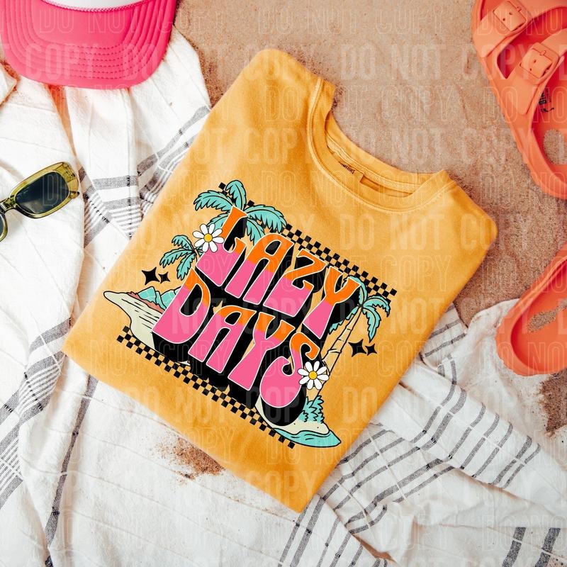 Lazy Days DTF Transfers - THIS IS NOT A SHIRT Hoodie, Sweatshirt | HypeDripTees.com