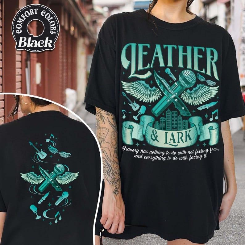 Leather & Lark Shirt, Butcher and Blackbird, Scythe Sparrow Shirt, Brynne Weaver, Smut Gift, Book Shirt, Dark Romance...