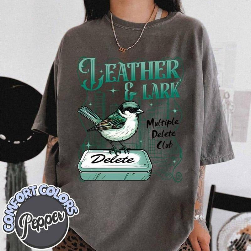 Leather and Lark Inspired Digital Shirt download, Montague Muffins , Brynne Weaver, Dark Romance Gift, Lark Montague,...