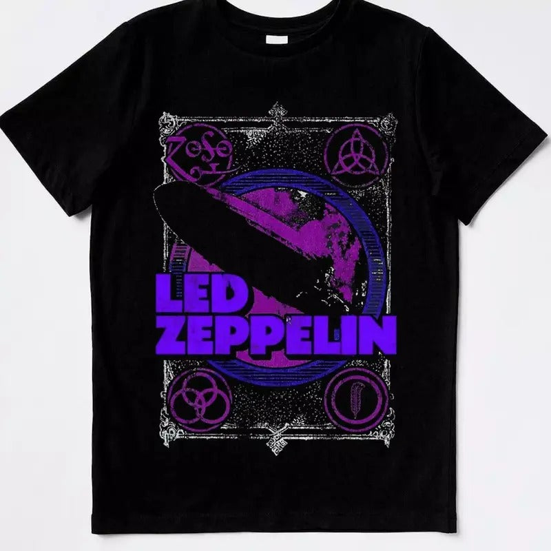 Led Zeppelin T-Shirt US Size S -3XL Menswear Top Hoodie, Sweatshirt | HypeDripTees.com