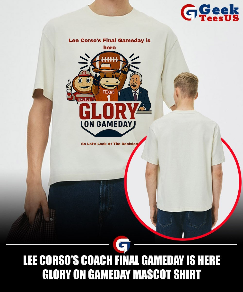 Lee Corso’s Coach Final Gameday is here Glory on Gameday mascot shirt