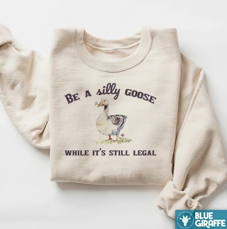 Legal Silly Goose Premium Heavyweight Sweatshirt - Hoodies & Sweaters T-Shirts | HypeDripTees.com