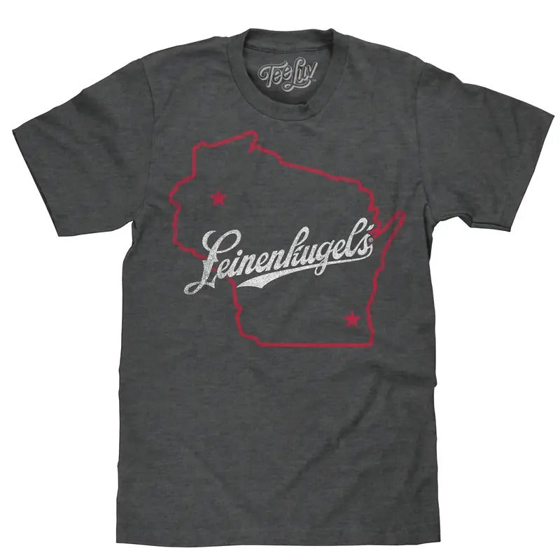 Leinenkugel's Wisconsin T-Shirt - Gray Hoodie, Sweatshirt | HypeDripTees.com