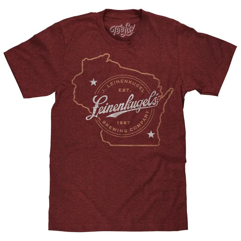 Leinenkugel's Wisconsin T-Shirt - Red Hoodie, Sweatshirt | HypeDripTees.com