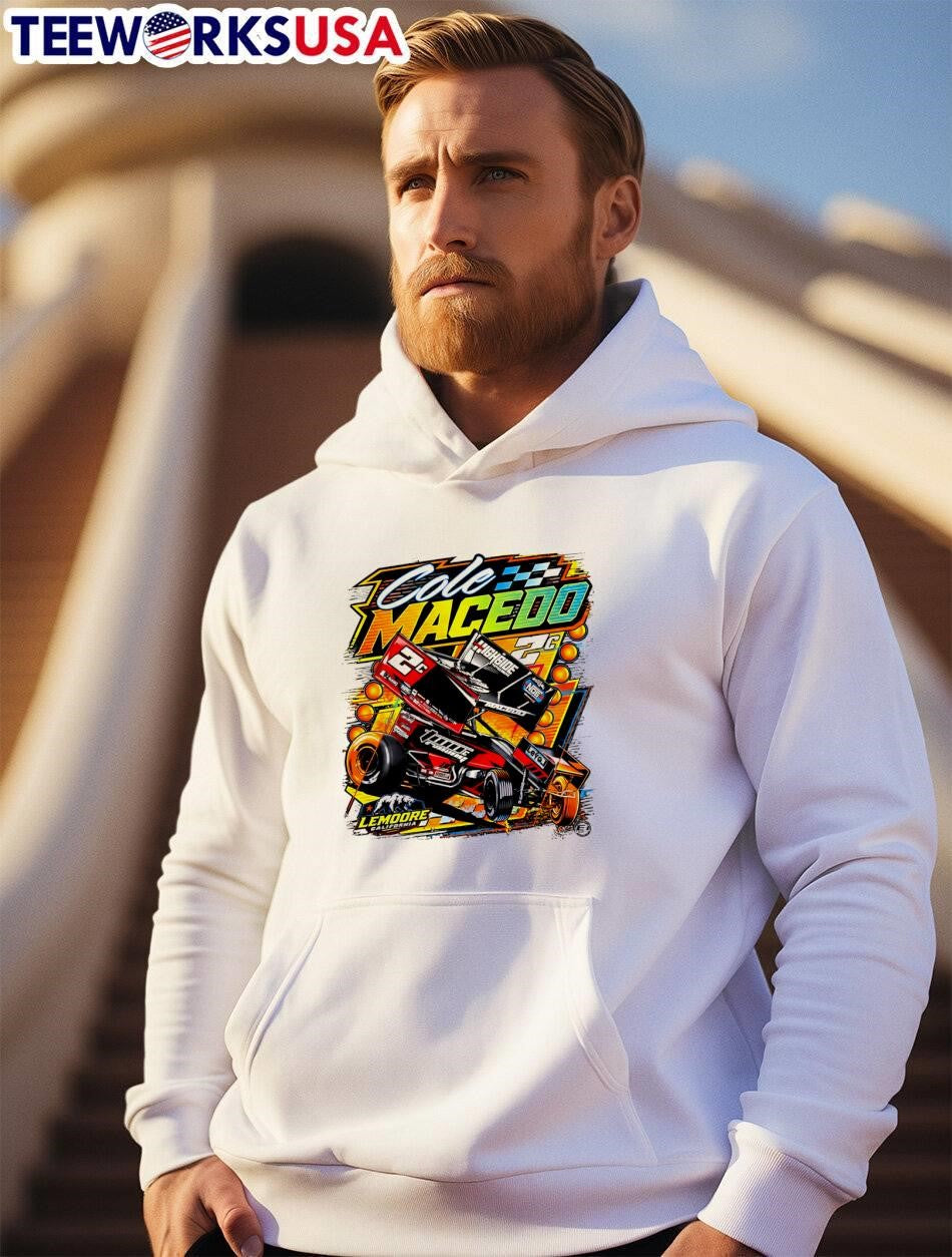 Lemoore California Cole Macedo NOS Highside Sprint Car T-Shirt