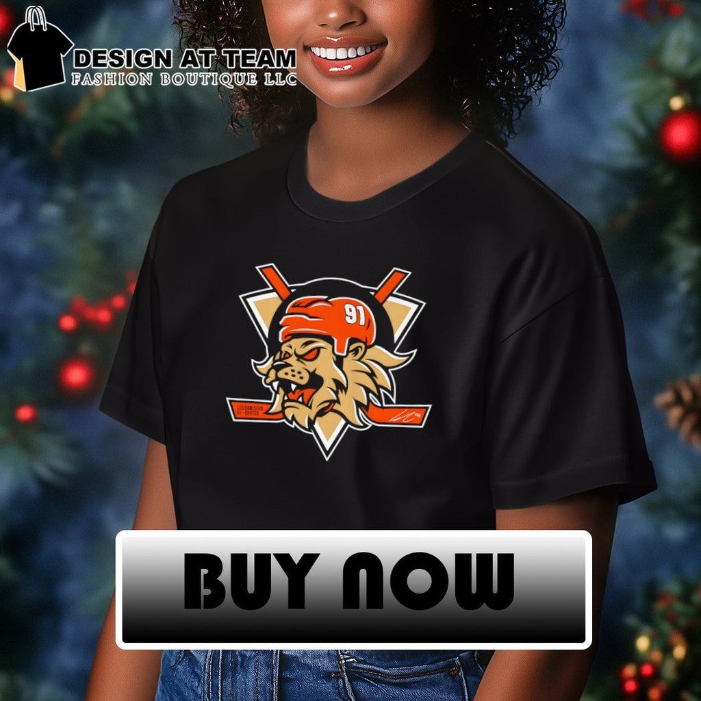 Leo Carlsson Lion Anaheim Ducks NHL Hockey Stanley Cup 2026 shirt