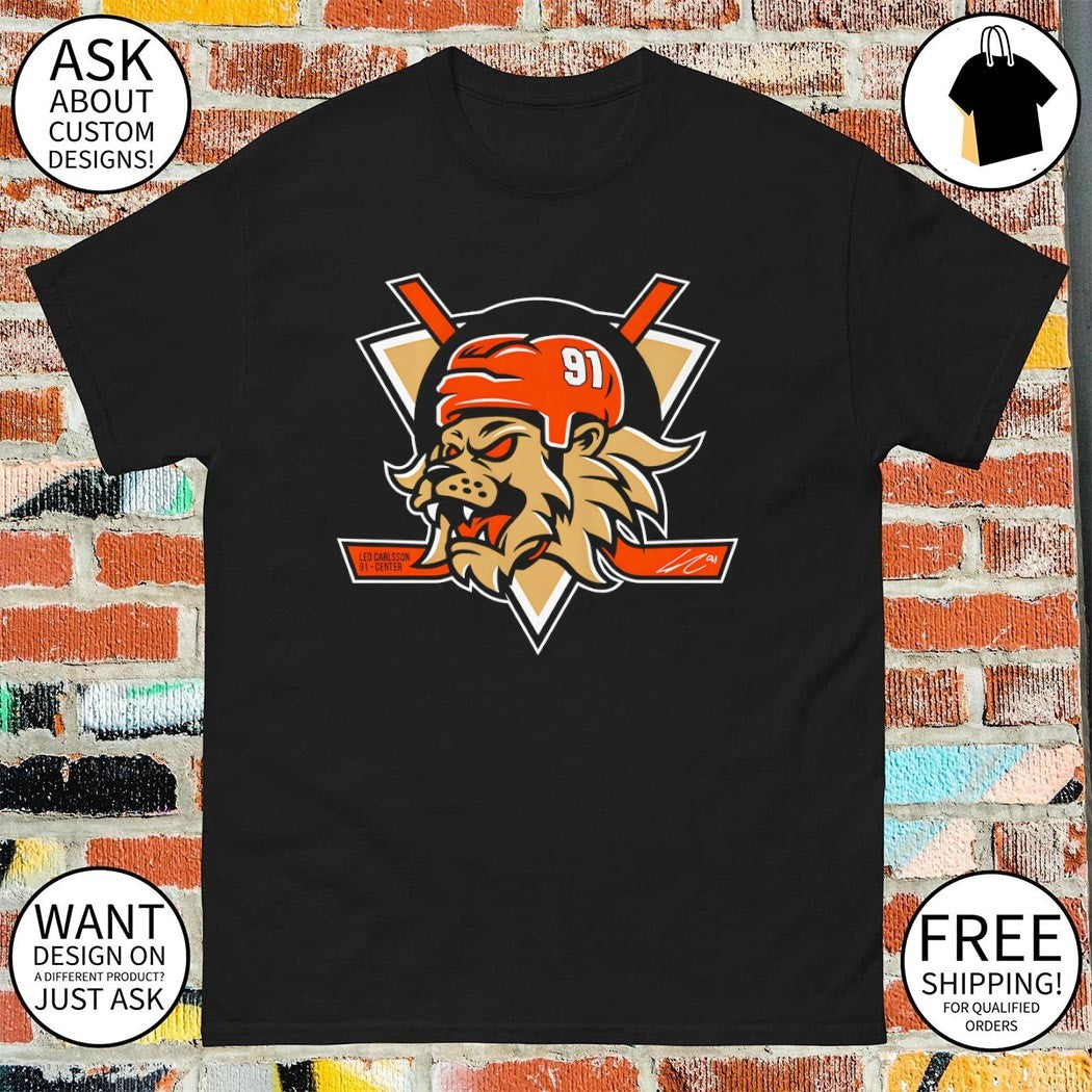 Leo Carlsson Lion Anaheim Ducks NHL Hockey Stanley Cup 2026 shirt