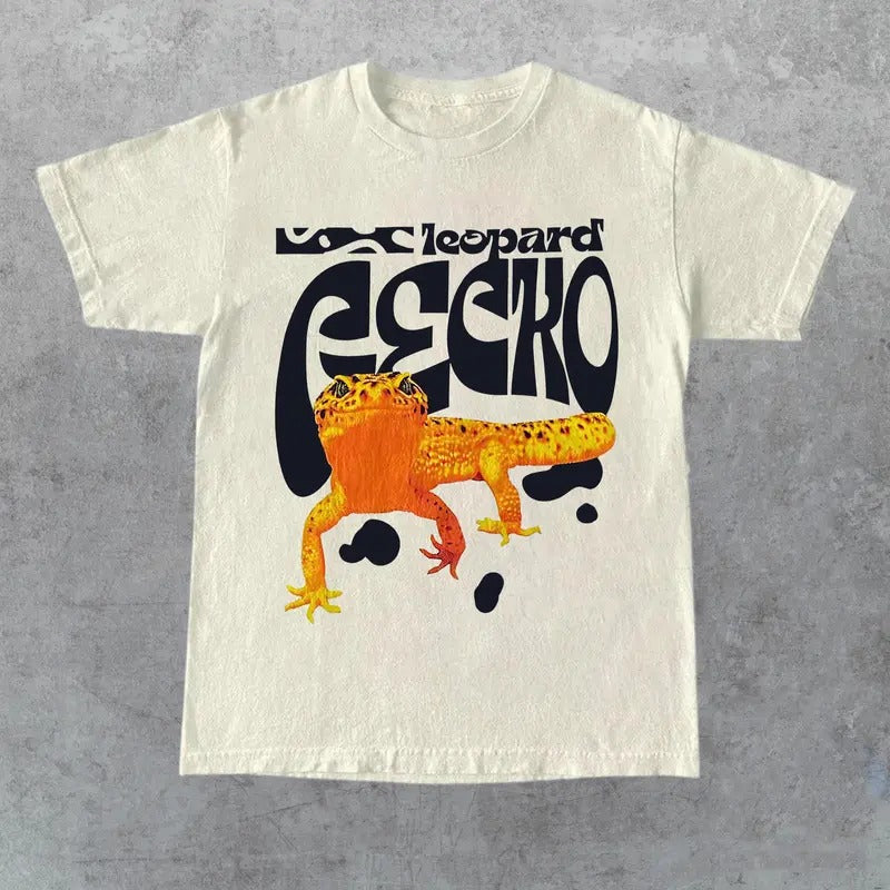 Leopard Gecko v1 Tee Shirt Outfit, Gift for Her, Gift for Him, Gift for Friend Hoodie, Sweatshirt | HypeDripTees.com