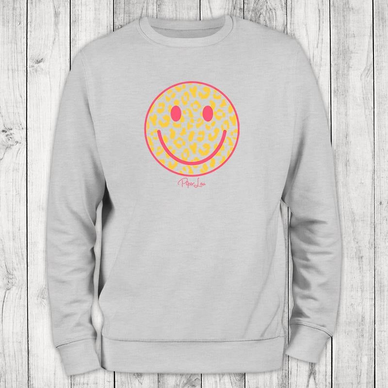 Leopard Smiley Sweatshirt T-Shirts, Hoodie | HypeDripTees.com