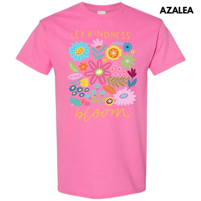 Let Kindness Bloom Gildan Short Sleeve T-Shirt 'NLB' Hoodie, Sweatshirt | HypeDripTees.com
