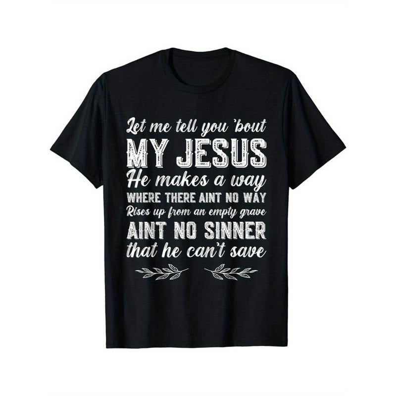 Let Me Tell You About My Jesus Christian T-Shirt Made in USA Hoodie, Sweatshirt | HypeDripTees.com