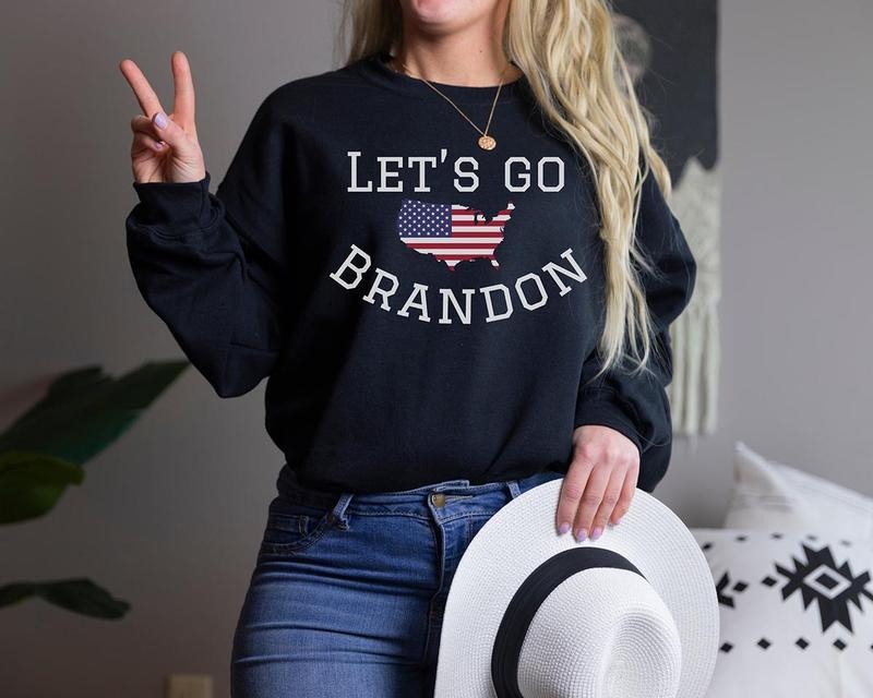 Let S Go Brandon Sweatshirt Chant Shirt Fjb Biden Funny Conservative Meme Patriot Shirt Hoodie | HypeDripTees.com
