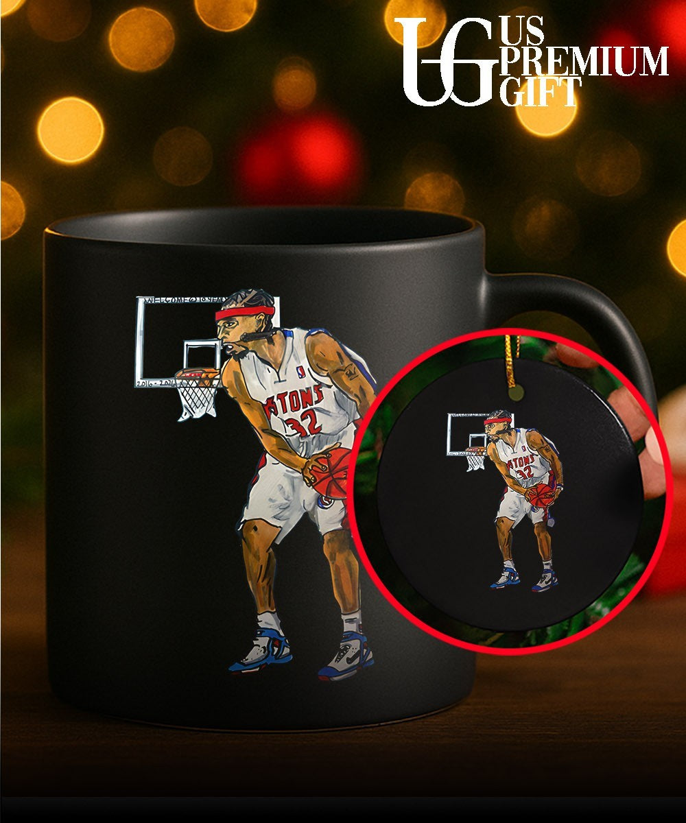 Let it rip Allen Iverson Detroit Pistons NBA shirt