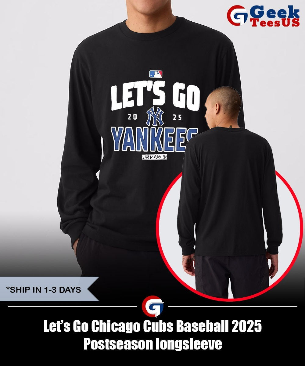 Let’s Go Chicago Cubs Baseball 2025 Postseason shirt