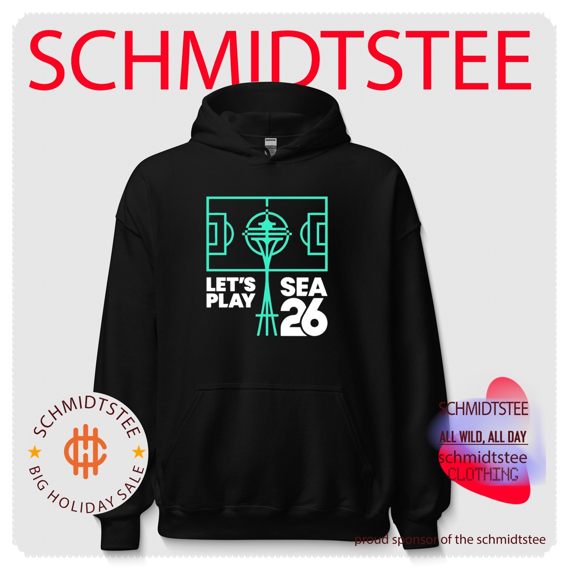 Let’s Sea Play 26 The Matchday Seattle logo shirt