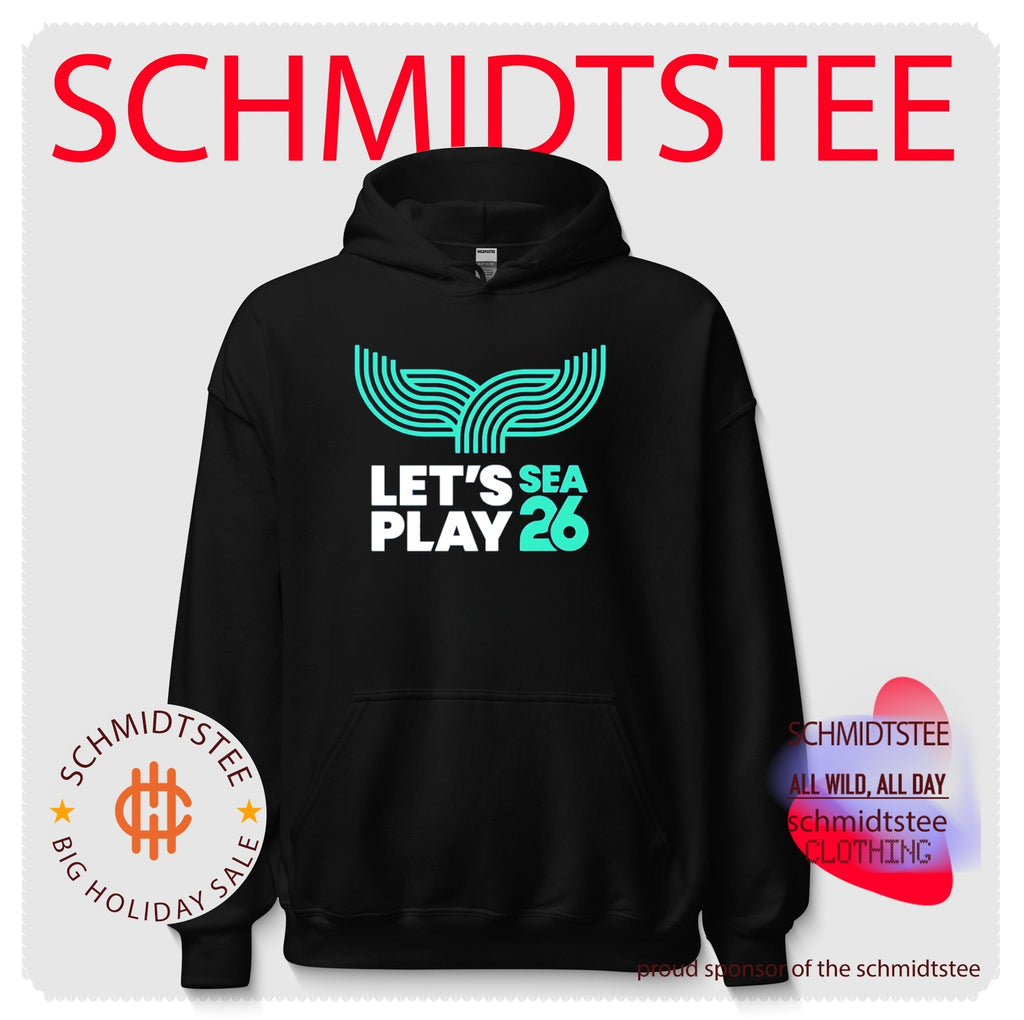 Let’s Sea Play 26 The Sound Blue Seattle logo shirt