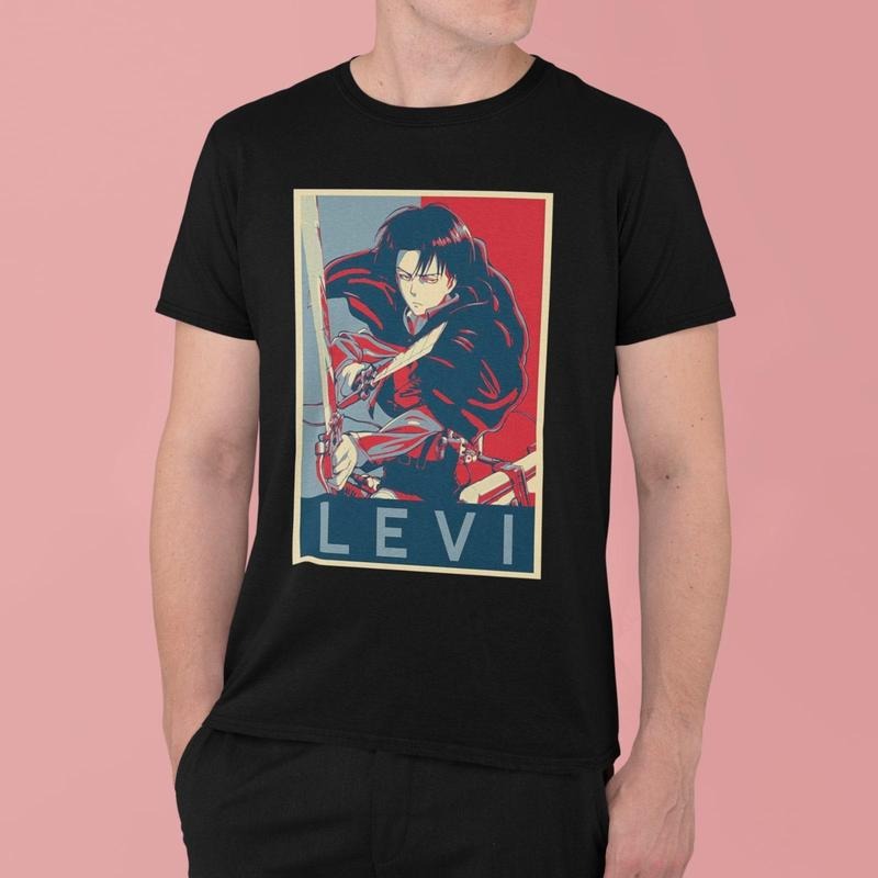 Levi Ackerman Shirt Attack On Titan Vintage Gift For Women Funny Tee Hoodie, Sweatshirt | HypeDripTees.com