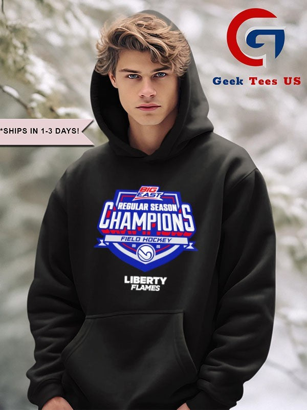 Liberty Flames Field Hockey 2025 Big East Regular Season Champions logo shirt