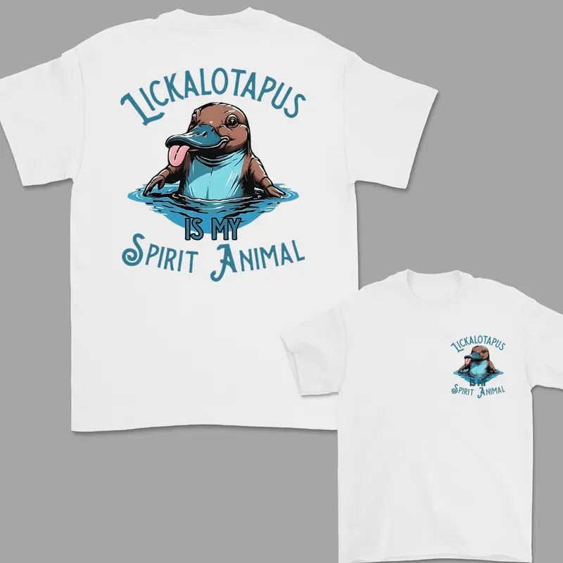 Lickalotapus Is My Spirit Animal Meme Funny Lickalotapus T-Shirt, Men's Funny T-Shirt Crewneck Menswear Hoodie, Sweatshirt