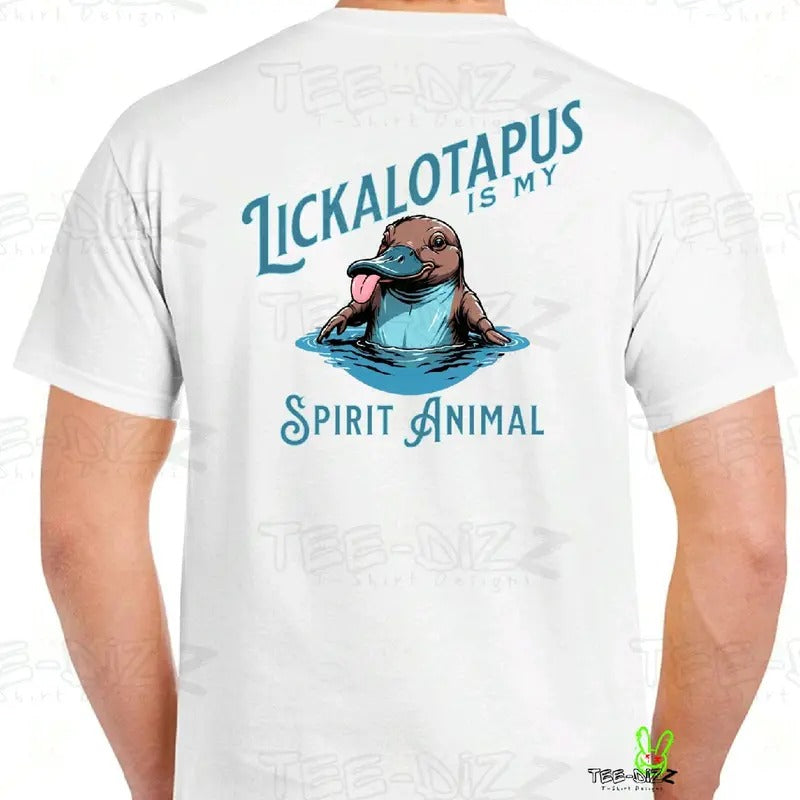 Lickalotapus is my Spirit Animal Men's funny T-shirt Crewneck Menswear Hoodie, Sweatshirt | HypeDripTees.com