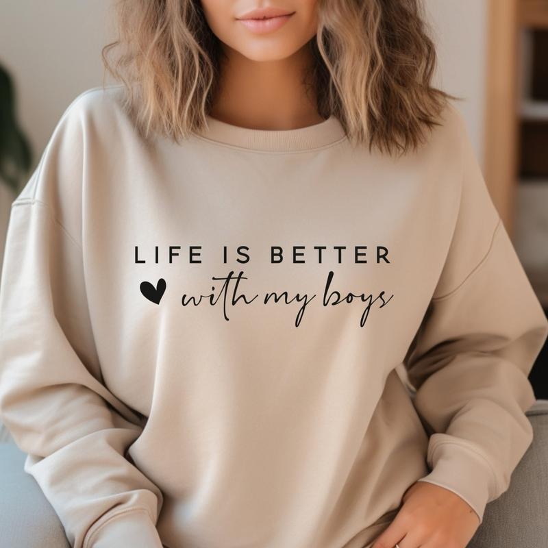 Life Is Better My Mom Mom Mom Shirt True Size Fit T-Shirts, Hoodie, Sweatshirt