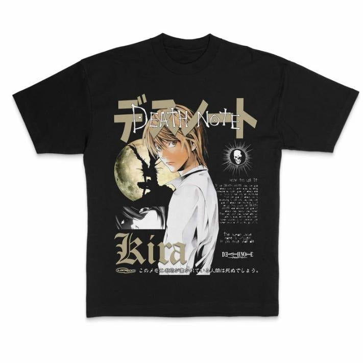 Light Yagami Moon Light Vintage Graphic Tee, Light Yagami Tee, Death Note Shirt, Manga Anime Shirt, Unisex T-Shirt, Anime...