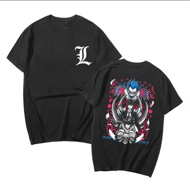 Light Yagami Ryuk Vintage Tee, Ryuk T-Shirt, Death Note Shirt, Vintage Graphic Tees, Unisex Anime Manga Shirt Menswear...