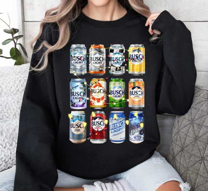 Lighting Busch Sweatshirt, Busch Beer Shirt Hoodie | HypeDripTees.com