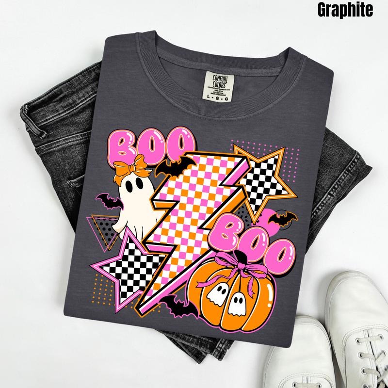 Lightning Checker Boo Scene Comfort Colors T-Shirt 'NLB' Hoodie, Sweatshirt | HypeDripTees.com