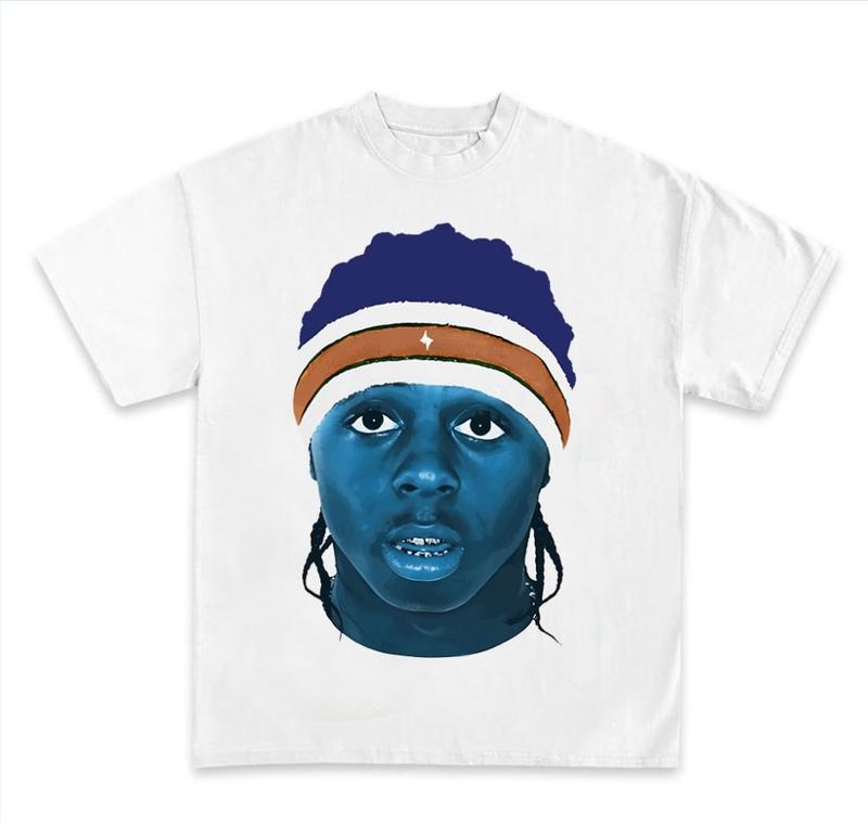 Liil Waynee Blue Rap Tee - Men's Short Sleeve T-Shirt Hoodie, Sweatshirt | HypeDripTees.com
