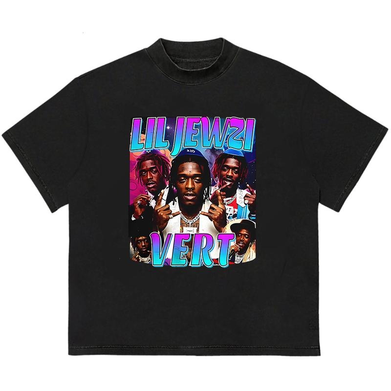 Lil Jeewzi Verrt T-Shirt Cotton Graphic Design Cotton HipHop Style Oversized Hoodie, Sweatshirt | HypeDripTees.com