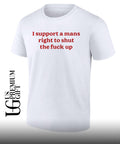 Lili Reinhart wearing I support a man’s right to shut the fuck up shirt