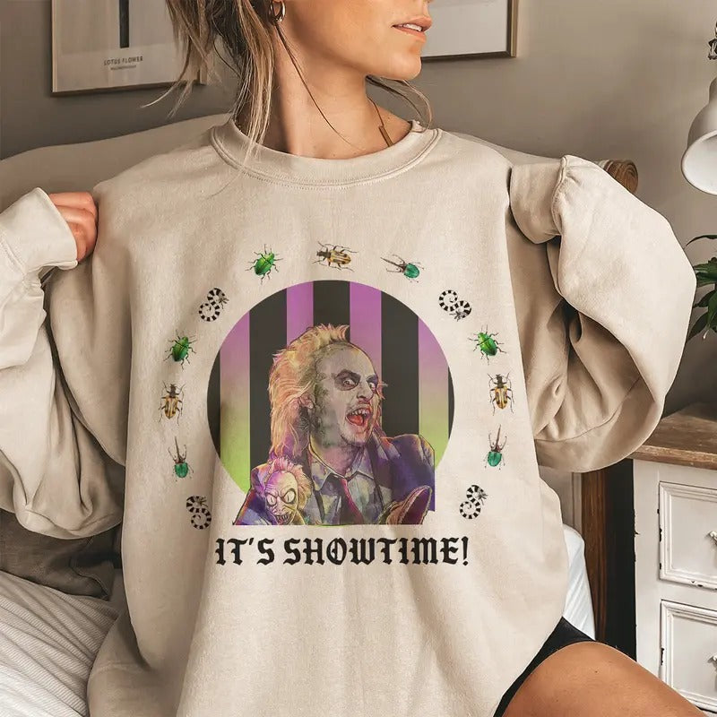 Limited Beetlejuice 1988 Movie shirt, Vintage Horror Beetlejuice Shirt, Halloween Shirt Hoodie, Sweatshirt | HypeDripTees.com