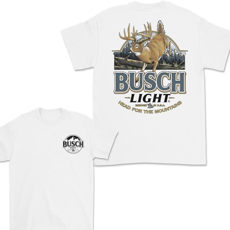 Limited Busch Light Deer Label 2 Side Shirt, For Women, For Men Hoodie, Sweatshirt | HypeDripTees.com