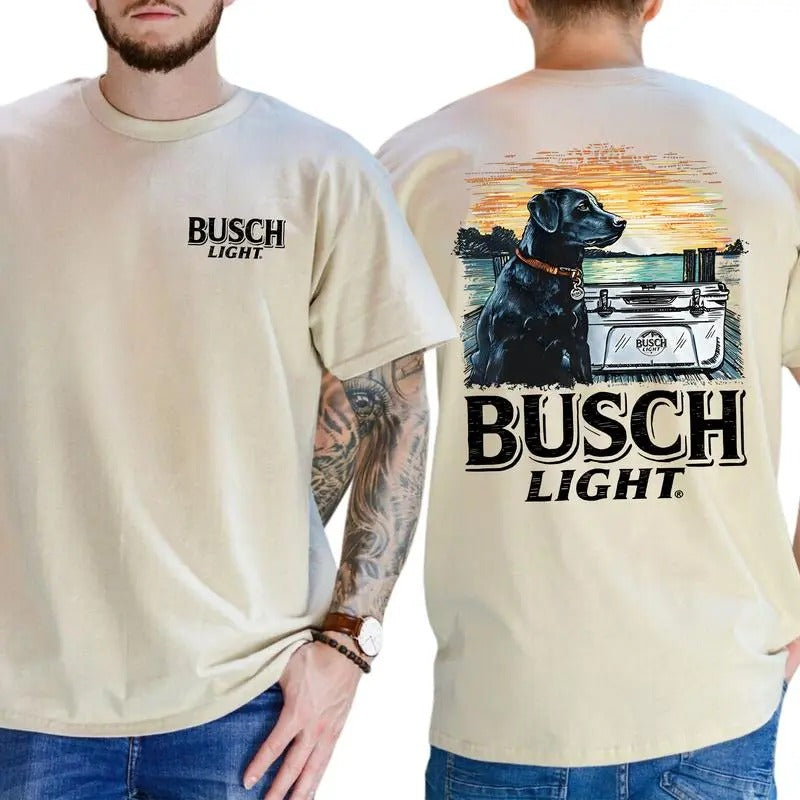 Limited Busch Light Men Best Friend 2-sided Shirt, Gift For Men, Classic, Menswear Hoodie, Sweatshirt | HypeDripTees.com