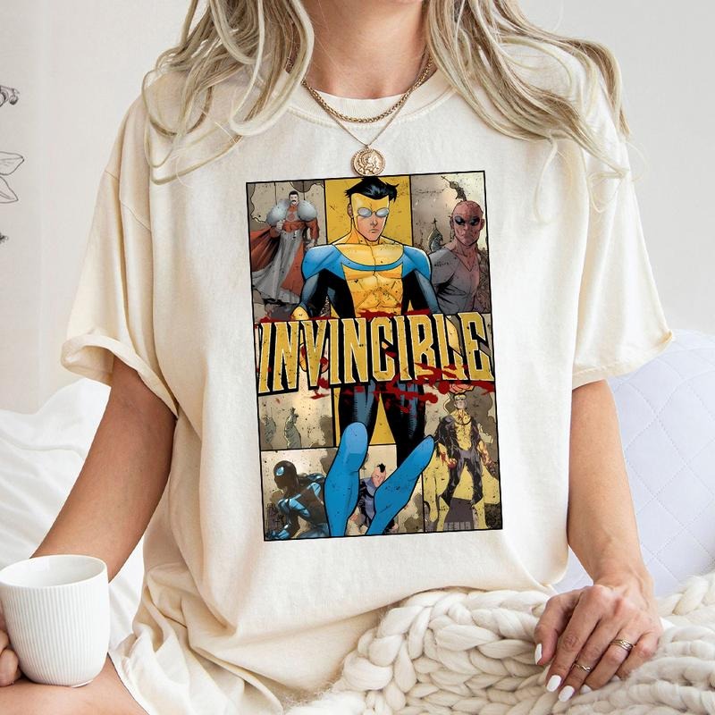 Limited Invincible Mark Supe T Shirt, Graphic Tee, Supe Costume, Comic Book Fan Gift Hoodie, Sweatshirt | HypeDripTees.com