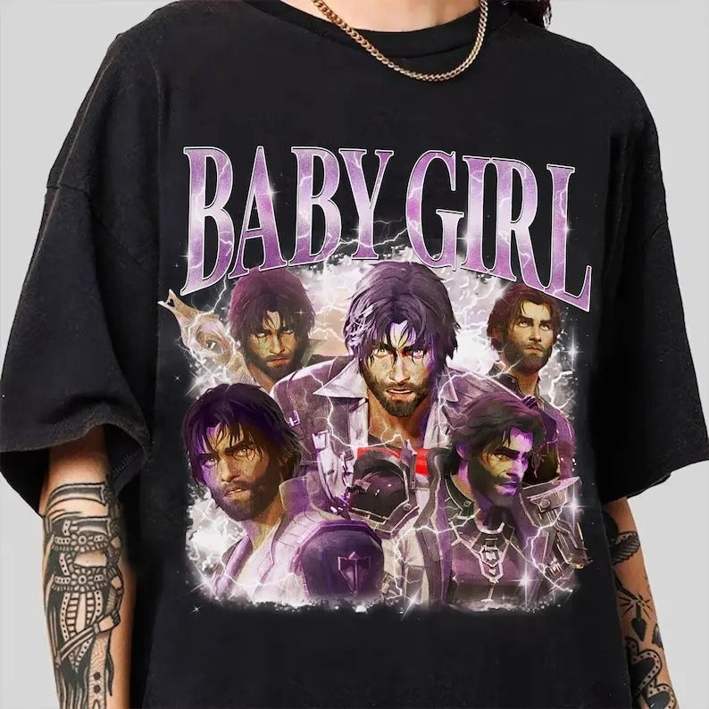 Limited Jayce Arcane Baby Girl Tee, Jayce Arcane Shirt, Jayce Arcane Merch, Pop Culture Shirt, Jaycepfp, Girl Dinner...