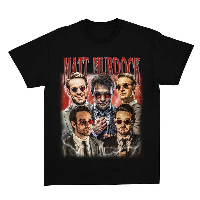 Limited Matt Murdock Daredevil Vintage T-Shirt, Gift For Women and Man Unisex T-Shirt Hoodie, Sweatshirt | HypeDripTees.com