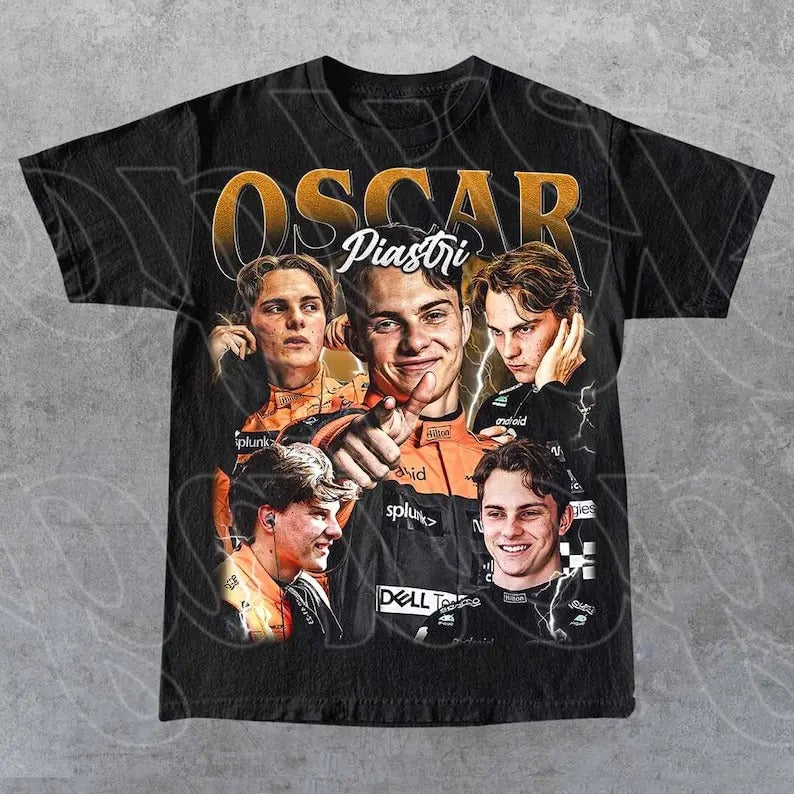 Limited Oscar Piastri Vintage T-Shirt Hoodie, Sweatshirt | HypeDripTees.com