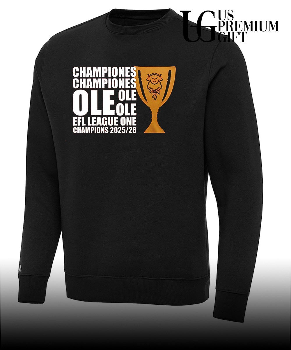 Lincoln City Sky Bet League One 2025-2026 Champions trophy shirt