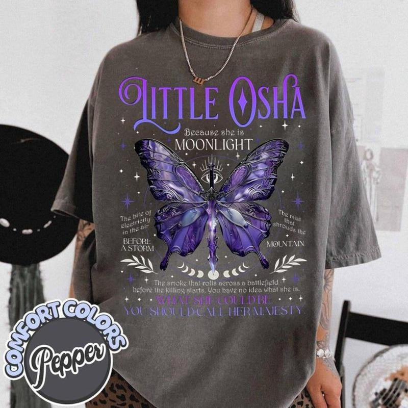 Little Osha Butterfly Digital Shirt, Quicksilver Callie Hart, Saeris Fane Kingfisher Inspired, Quicksilver Merch, Little...