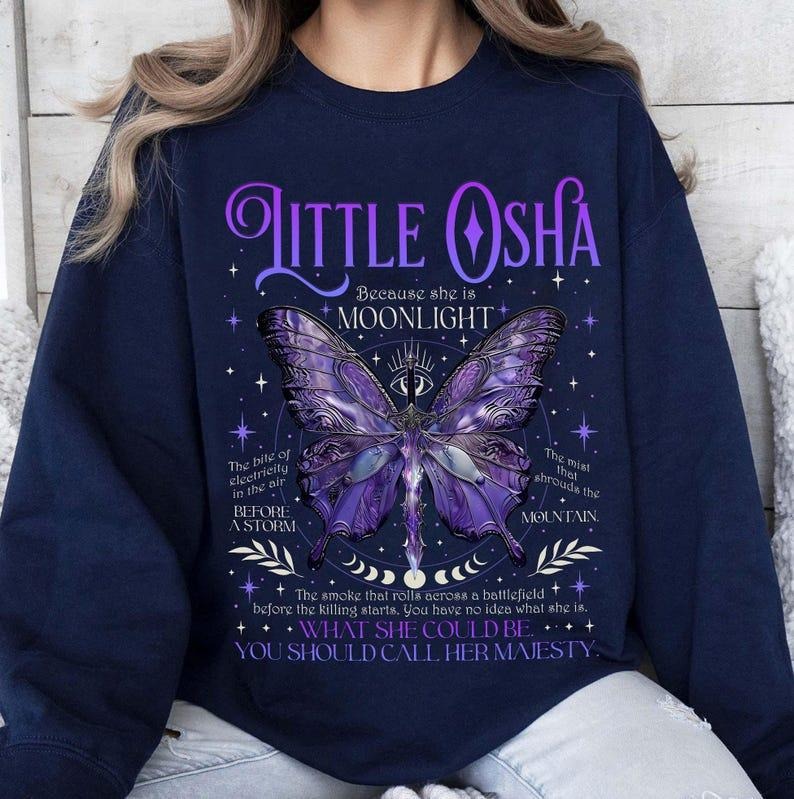 Little Osha Butterfly Shirt, Quicksilver Callie Hart Shirt, Kingfisher Shirt, Saeris Fane Kingfisher Inspired Shirt,...