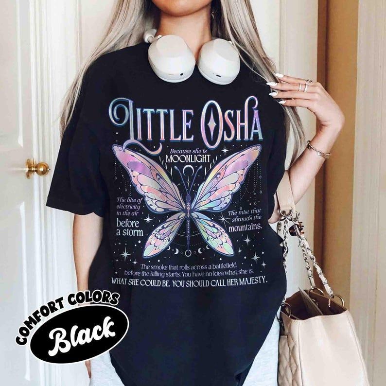 Little Osha Butterfly Shirt, Quicksilver Callie Hart Shirt, Saeris Fane Kingfisher Inspired Tee, Quicksilver Fan Tshirt...