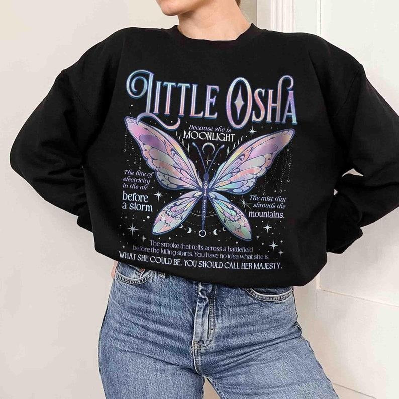 Little Osha Butterfly Sweatshirt, Quicksilver Callie Hart Shirt, Saeris Fane Kingfisher Inspired Tee, Quicksilver Merch,...