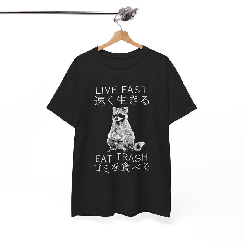 Live Fast Japanese Raccoon T-Shirts, Hoodie, Sweatshirt